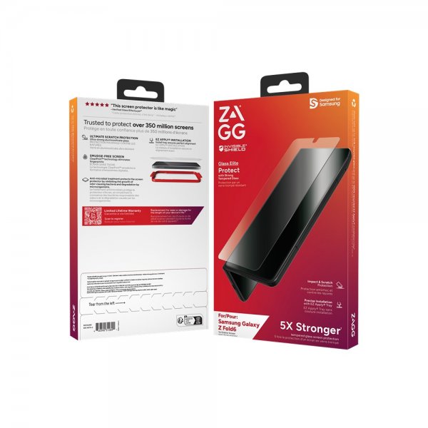 ZAGG InvisibleShield Samsung Galaxy Z Fold 6 Skärmskydd Glass Elite