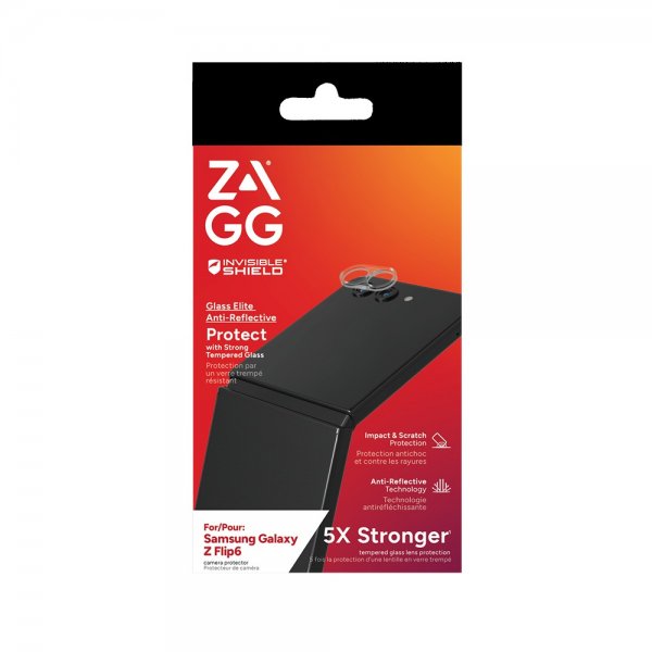 ZAGG InvisibleShield Samsung Galaxy Z Flip 6/Flip 7 FE Kameraskydd Glass Elite Camera Protector