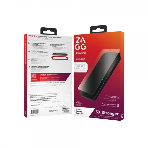 ZAGG InvisibleShield Samsung Galaxy S25 Skärmskydd Glass Elite