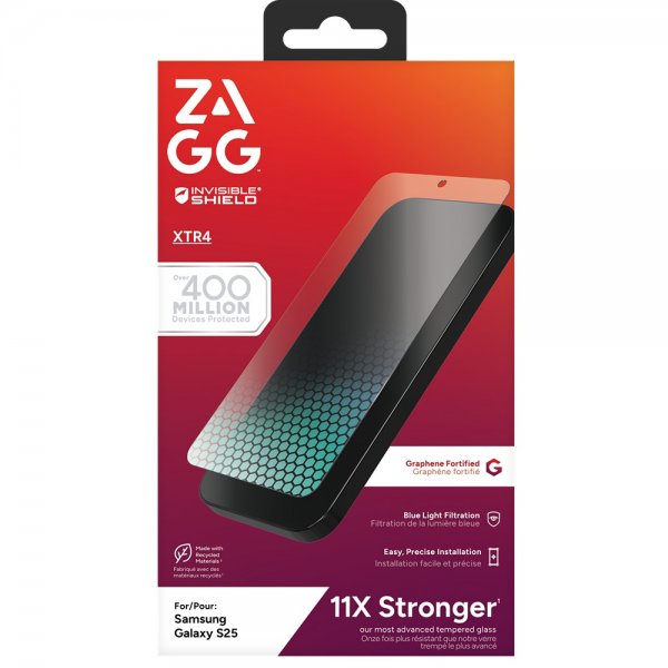 ZAGG InvisibleShield Samsung Galaxy S25 Skärmskydd Glass XTR4