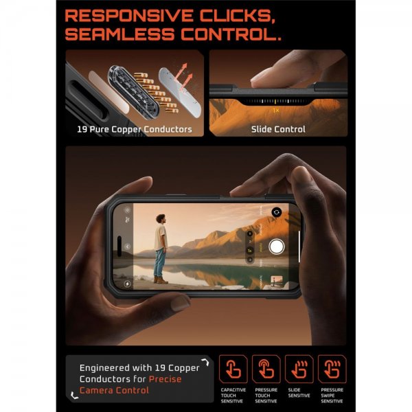 Supcase iPhone 17 Pro Max Skal UB Grip Pro MagSafe Svart
