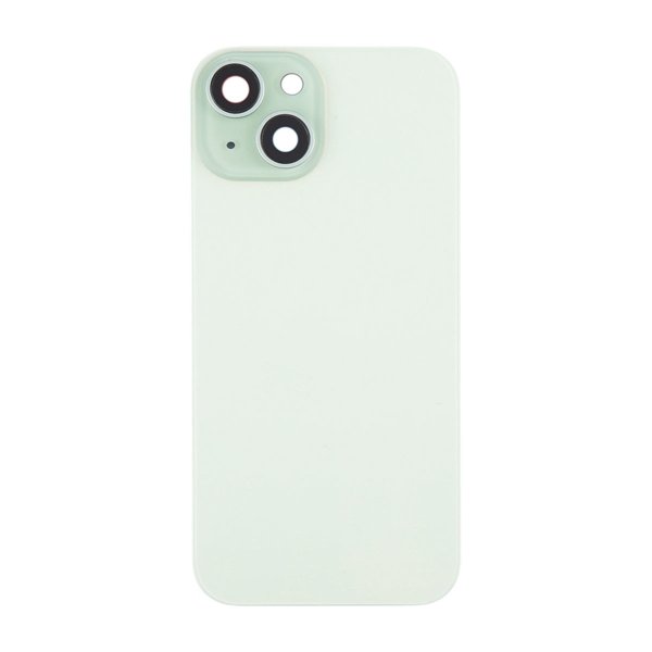 iPhone 15 Plus Baksida Glas med Magnet och Kameralins - Grön