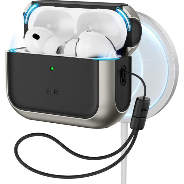 ESR AirPods Pro 3 Skal Orbit Hybrid HaloLock Grå