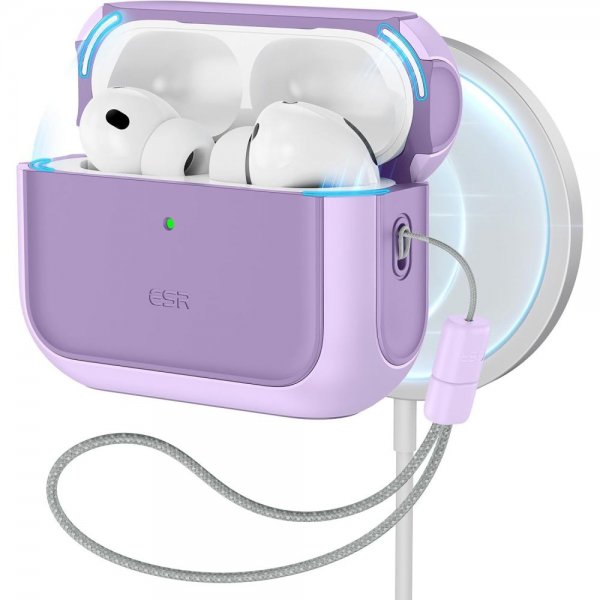 ESR AirPods Pro Skal Orbit Hybrid HaloLock Lila