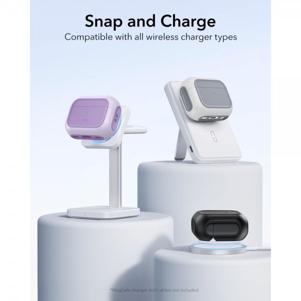 ESR AirPods Pro Skal Orbit Hybrid HaloLock Lila