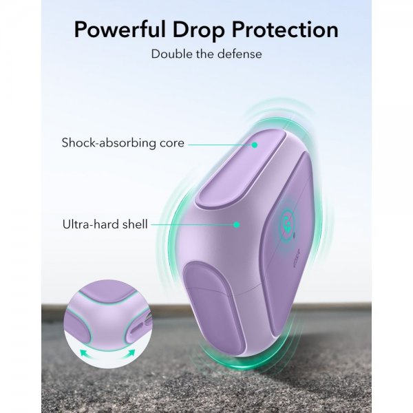 ESR AirPods Pro Skal Orbit Hybrid HaloLock Lila