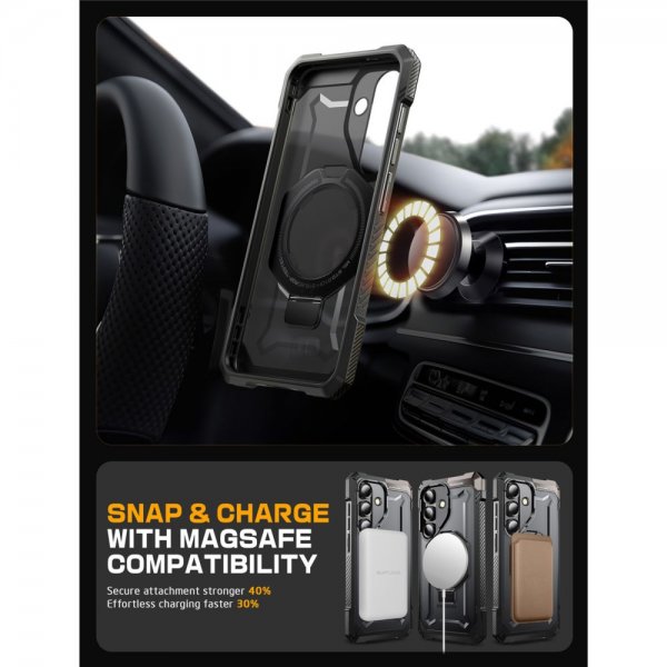 Supcase Samsung Galaxy S25 FE Skal UB Grip MagSafe Svart