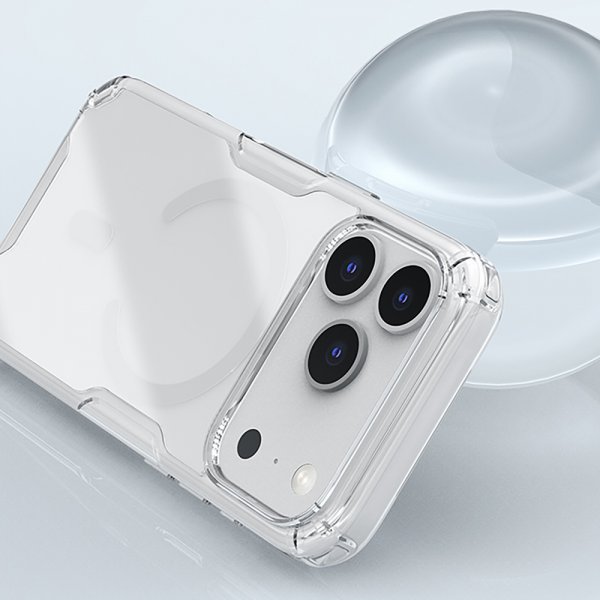 Nillkin iPhone 17 Pro Skal Nature Pro Series MagSafe Transparent