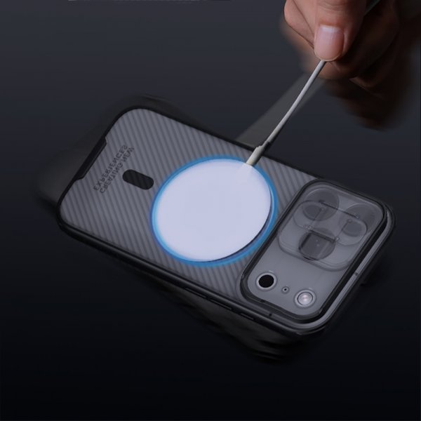 Nillkin iPhone 17 Pro Skal CamShield Pro MagSafe Transparent Svart