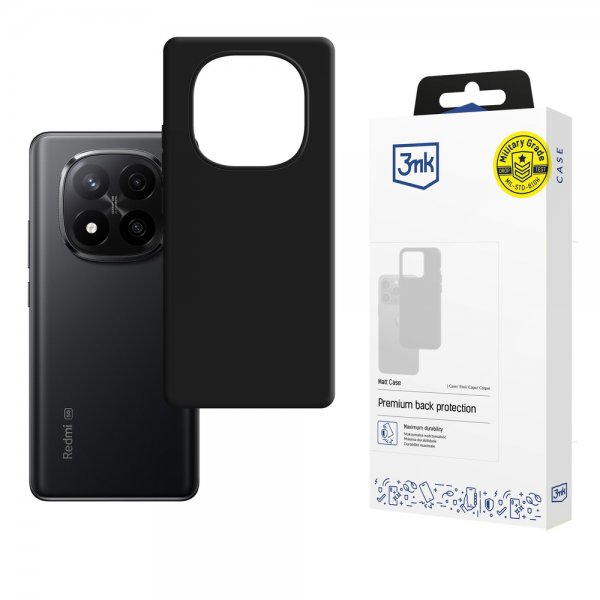 3mk Xiaomi Redmi Note 15 Pro 5G Skal Matt Case Svart