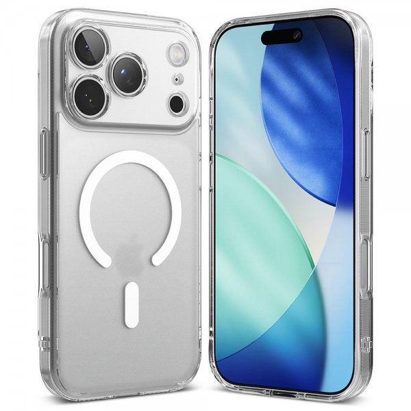 Ringke iPhone 17 Pro Max Skal Fusion Magnetic Matte Transparent
