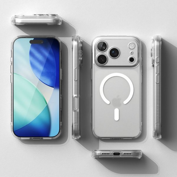 Ringke iPhone 17 Pro Max Skal Fusion Magnetic Matte Transparent
