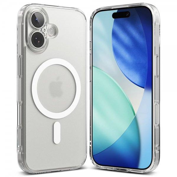 Ringke iPhone 17 Skal Fusion Magnetic Matte Transparent