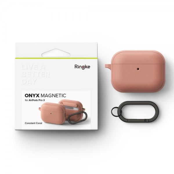 Ringke AirPods Pro 3 Skal Onyx Magnetic Coral