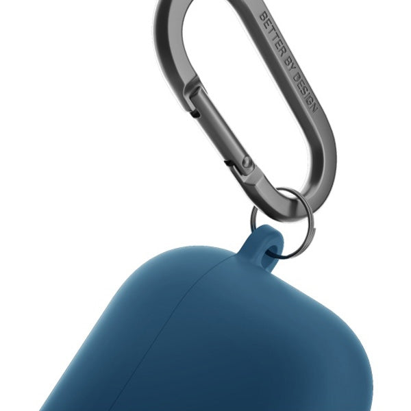 UNIQ AirPods 4 Skal med Earhooks Nexo Blå