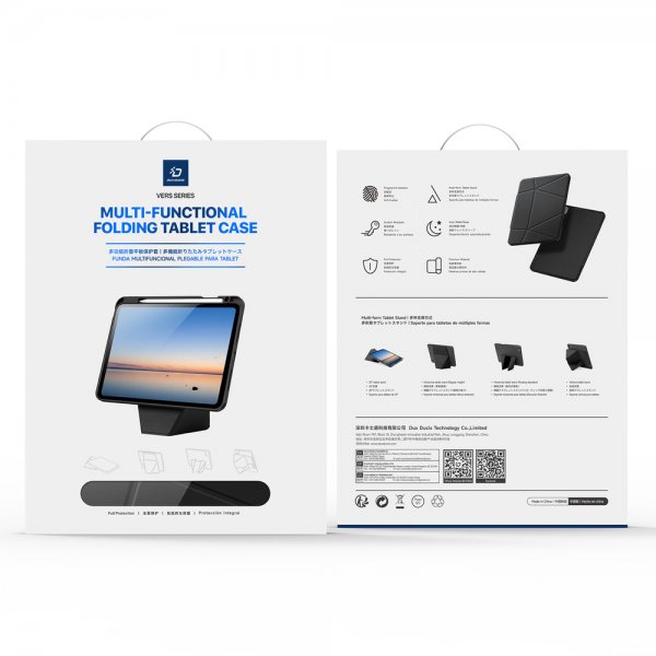 Dux Ducis iPad Pro 11 (M4/M5) Fodral Vers Series Svart