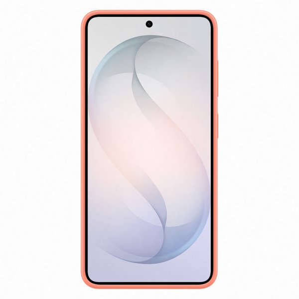 Samsung Original Galaxy S26 Plus Skal Silicone Magnet Case Coral Red