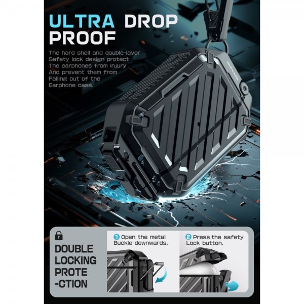 Supcase AirPods Pro 3 Skal UB Pro MagSafe Svart