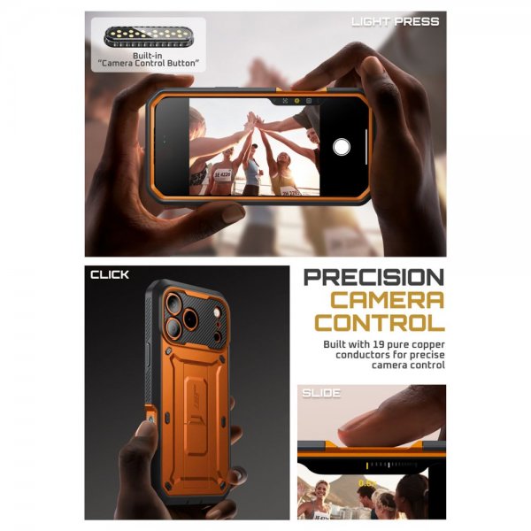 Supcase iPhone 17 Pro Max Skal UB Pro Orange