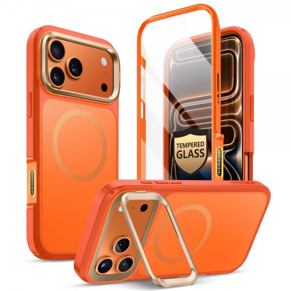 Supcase iPhone 17 Pro Max Skal Ares Flip MagSafe Orange