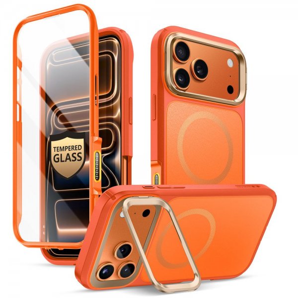 Supcase iPhone 17 Pro Max Skal Ares Flip MagSafe Orange