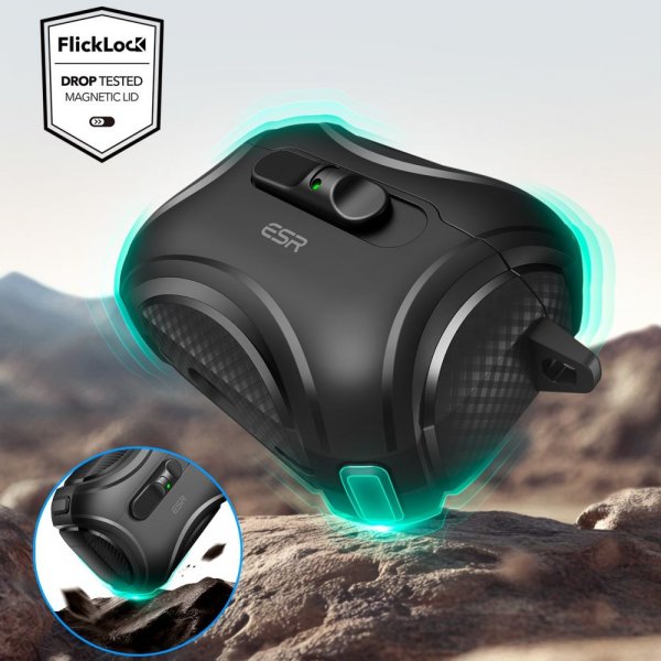ESR AirPods Pro 3 Skal Cyber FlickLock MagSafe Svart