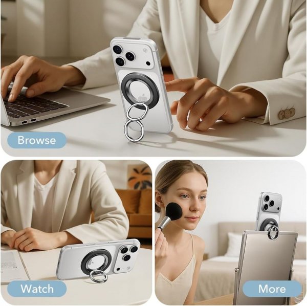 ESR MagSafe Mobilring HaloLock Phone Holder Svart