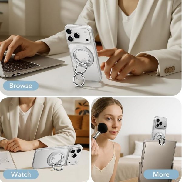 ESR MagSafe Mobilring HaloLock Phone Holder Vit