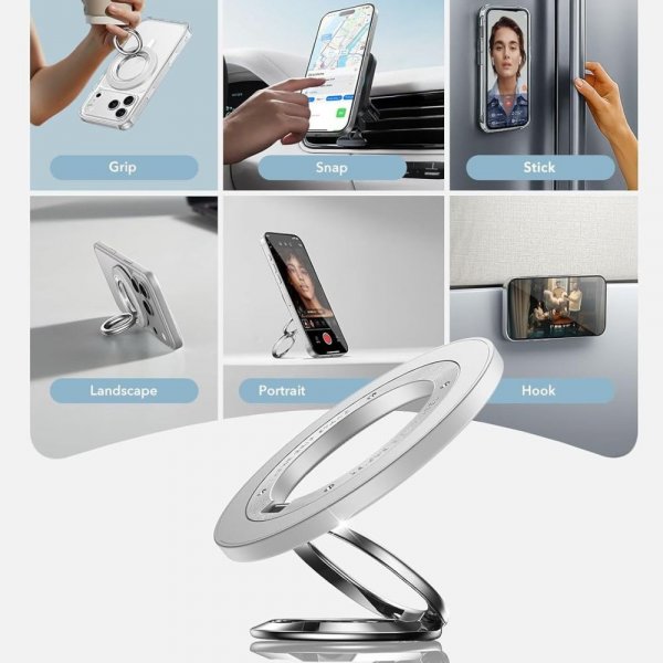 ESR MagSafe Mobilring HaloLock Phone Holder Vit