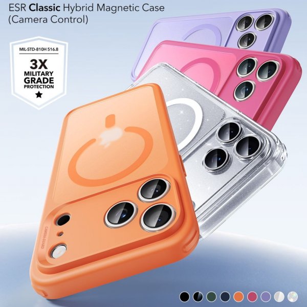 ESR iPhone 17 Pro Max Skal Classic Hybrid MagSafe Orange