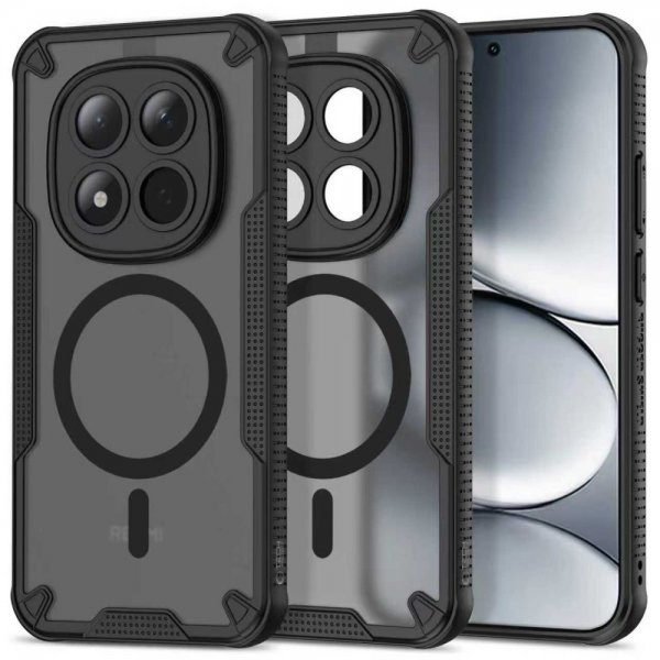 Tech-Protect Xiaomi Redmi Note 15 Pro 5G Skal Rugged Shield MagSafe Svart