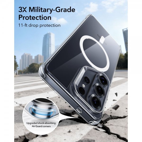 ESR Samsung Galaxy S26 Ultra Skal Classic Hybrid MagSafe Transparent
