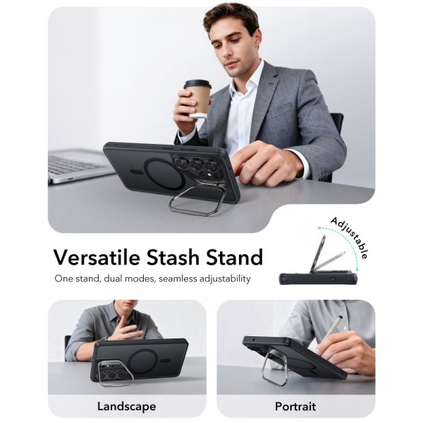 ESR Samsung Galaxy S26 Ultra Skal Classic Hybrid Kickstand MagSafe Svart