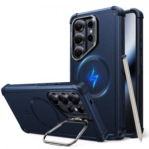 ESR Samsung Galaxy S26 Ultra Skal Cyber Tough Kickstand MagSafe Blå