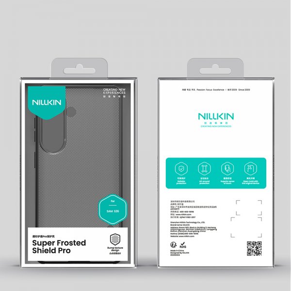 Nillkin Samsung Galaxy S26 Plus Skal Super Frosted Shield Pro Transparent Svart