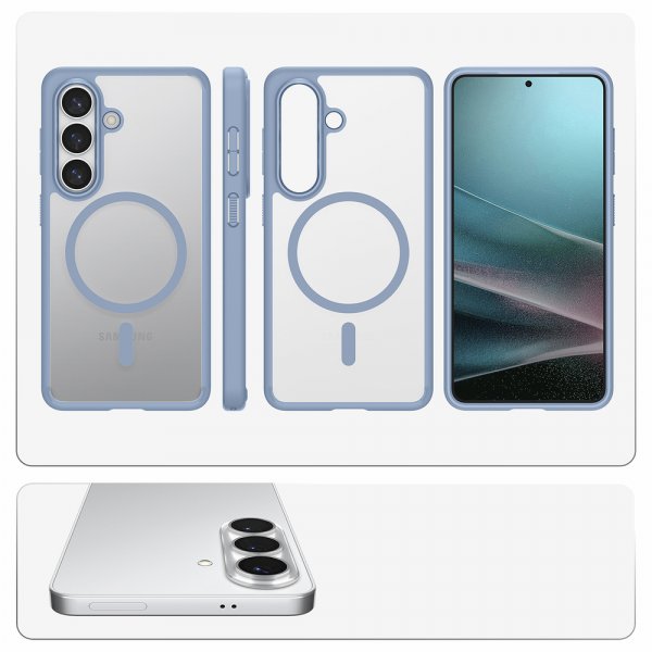 Spigen Samsung Galaxy S26 Skal Ultra Hybrid MagFit Light Blue