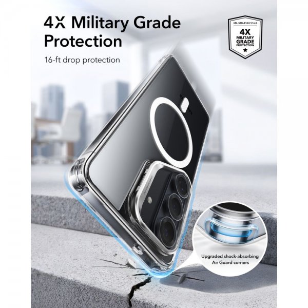 ESR Samsung Galaxy S26 Skal Classic Hybrid Kickstand MagSafe Transparent