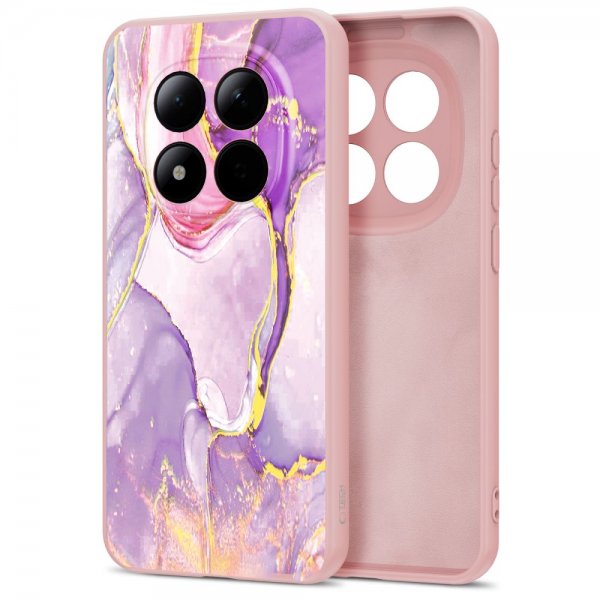 Tech-Protect Xiaomi Redmi Note 15 Pro 5G Skal Icon Pink Marble