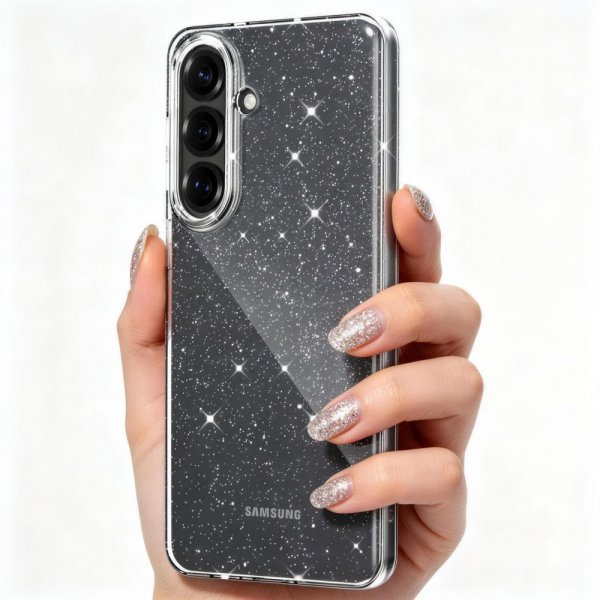 Tech-Protect Samsung Galaxy S26 Plus Skal FlexAir Transparent Glitter
