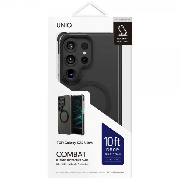 UNIQ Samsung Galaxy S26 Ultra Skal Combat MagClick Svart