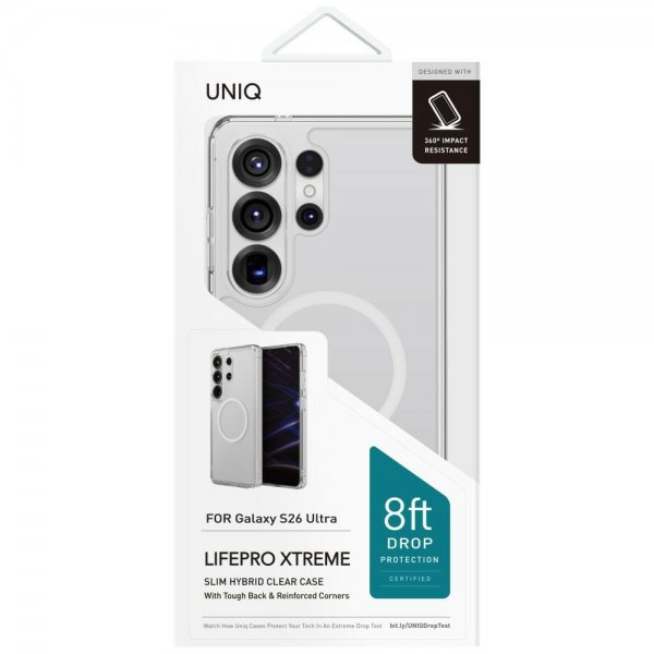 UNIQ Samsung Galaxy S26 Ultra Skal LifePro Xtreme MagClick Transparent