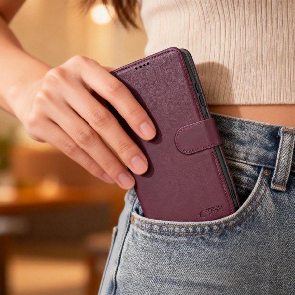Tech-Protect Samsung Galaxy S26 Ultra Fodral Wallet Röd