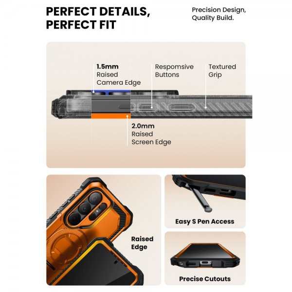 Supcase Samsung Galaxy S26 Ultra Skal ArmorBox MagSafe Orange