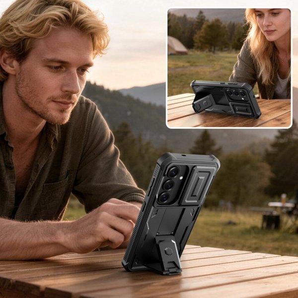Tech-Protect Samsung Galaxy S26 Skal Kevlar Cam+ Svart