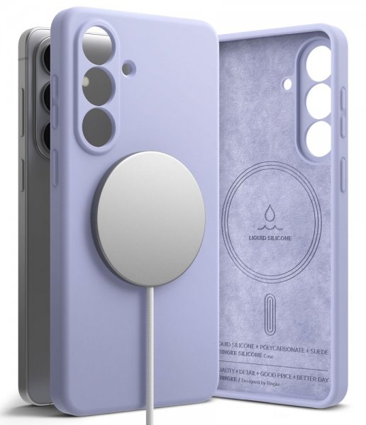 Ringke Samsung Galaxy S26 Plus Skal Silicone Magnetic Lila