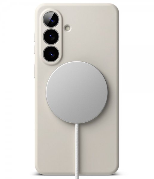 Ringke Samsung Galaxy S26 Skal Silicone Magnetic Beige