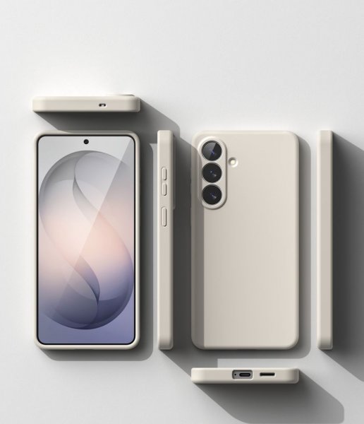 Ringke Samsung Galaxy S26 Skal Silicone Magnetic Beige