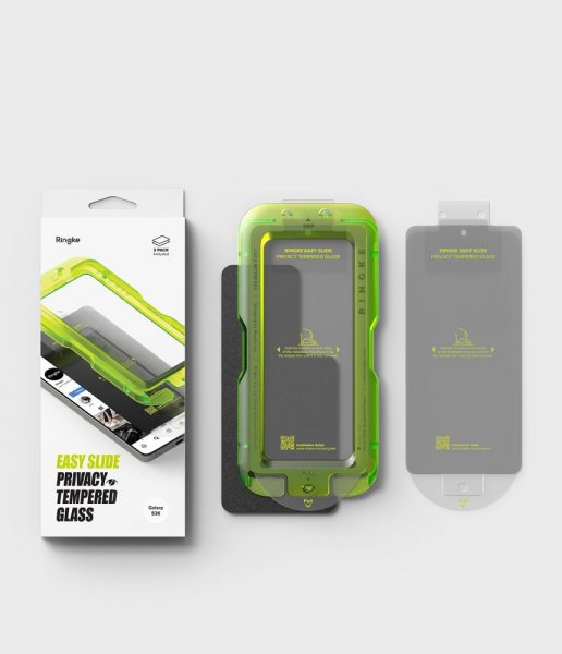 Ringke Samsung Galaxy S26 Skärmskydd Easy Slide Privacy 2-pack