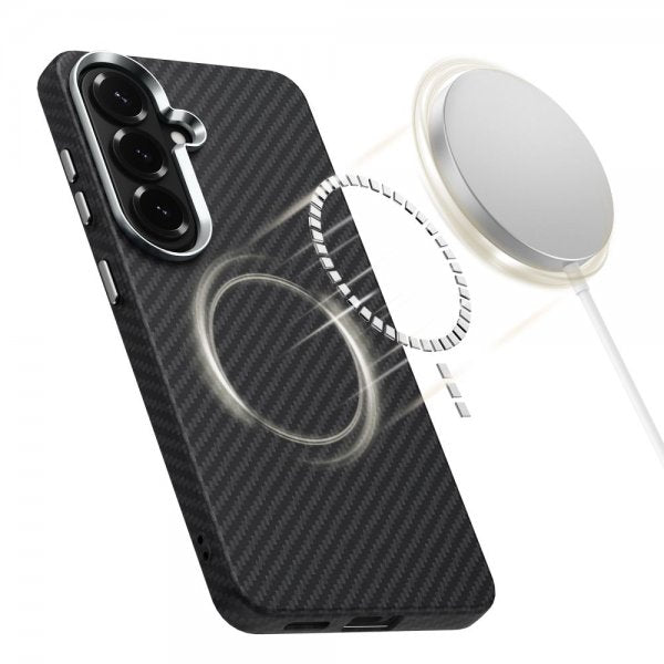 Tech-Protect Samsung Galaxy S26 Skal Ion Carbon MagSafe Svart