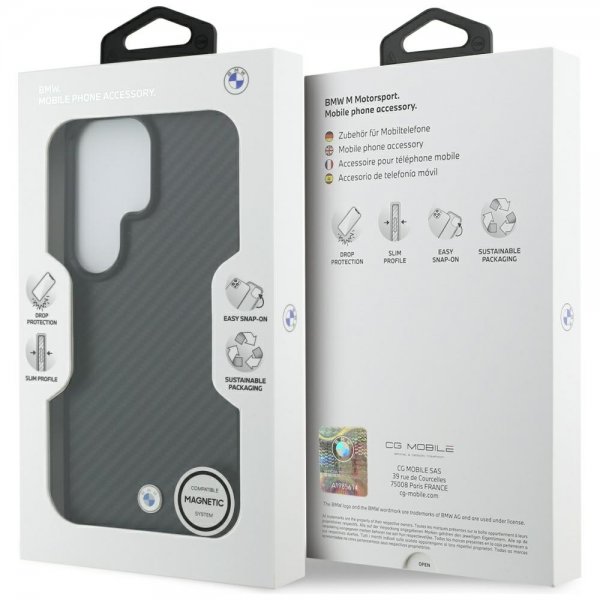 BMW Samsung Galaxy S26 Ultra Skal Kevlar MagSafe Svart